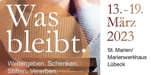 „Was bleibt.“ Ausstellung und Veranstaltungsreihe in Lübeck zum
